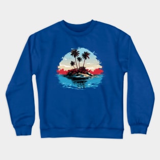 Tropical Island Crewneck Sweatshirt